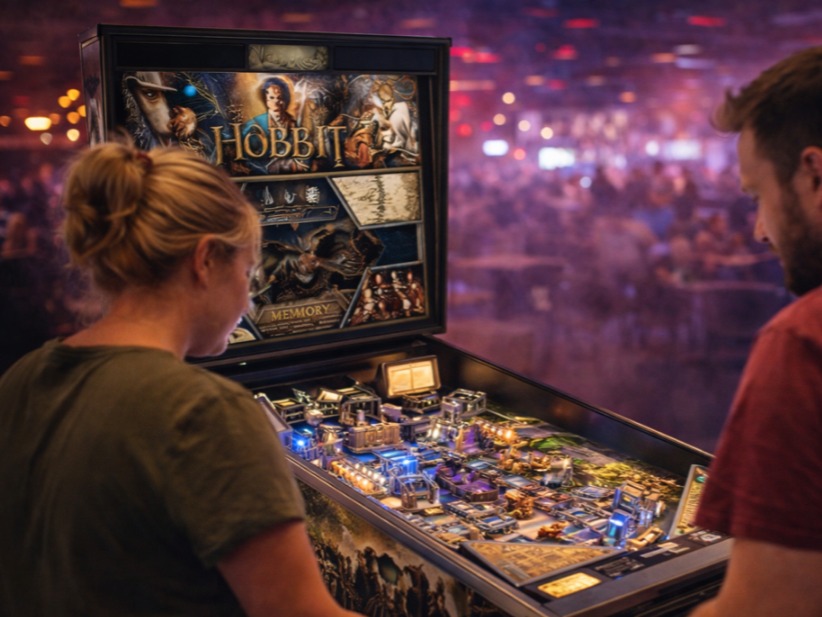 Vintage & modern pinball machines