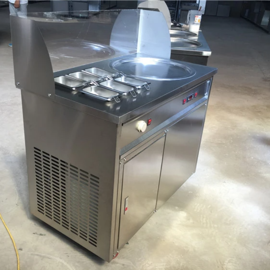 Frozen roll ice cream machine