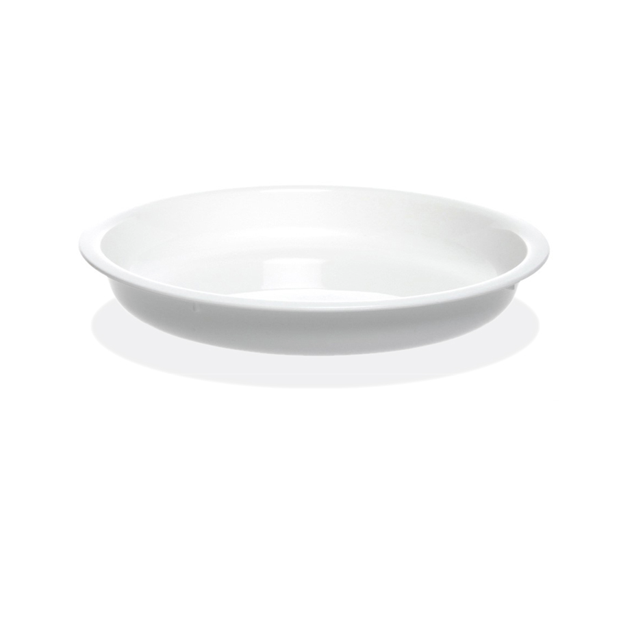Assiette à rebord blanche, 24 cm