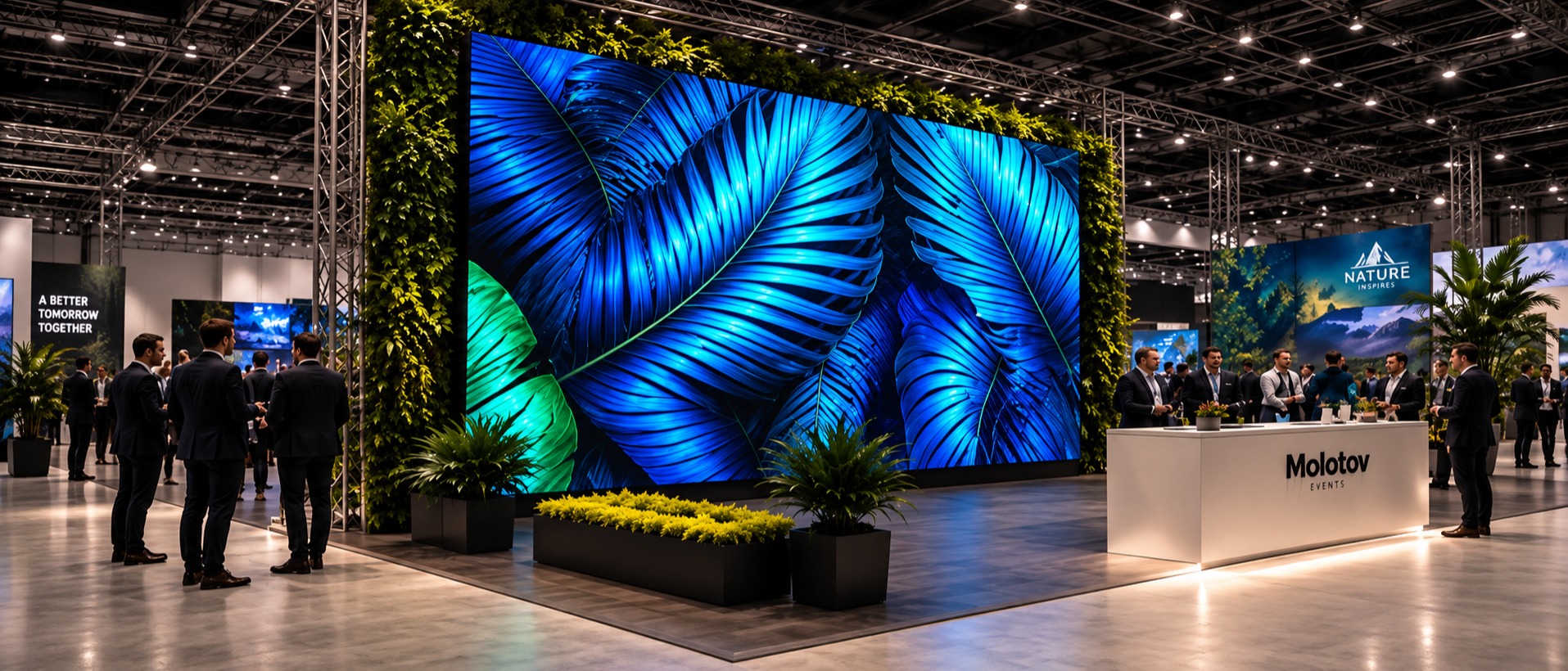 Mur LED géant haute définition