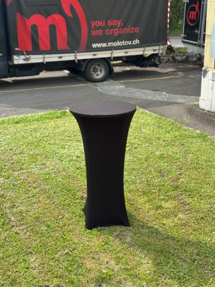 Table de bistrot en aluminium