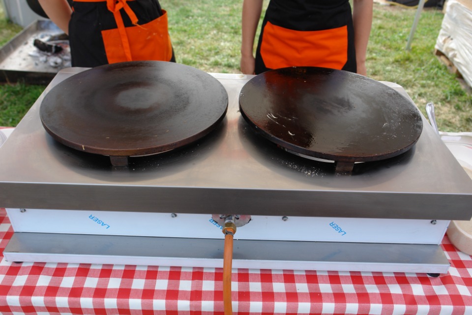 Crêpière double professionnelle