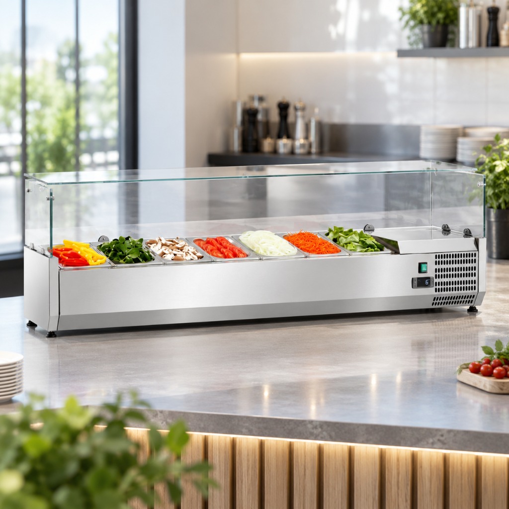 Vitrine froide rectangulaire