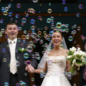 Machine à bulles pour ton mariage